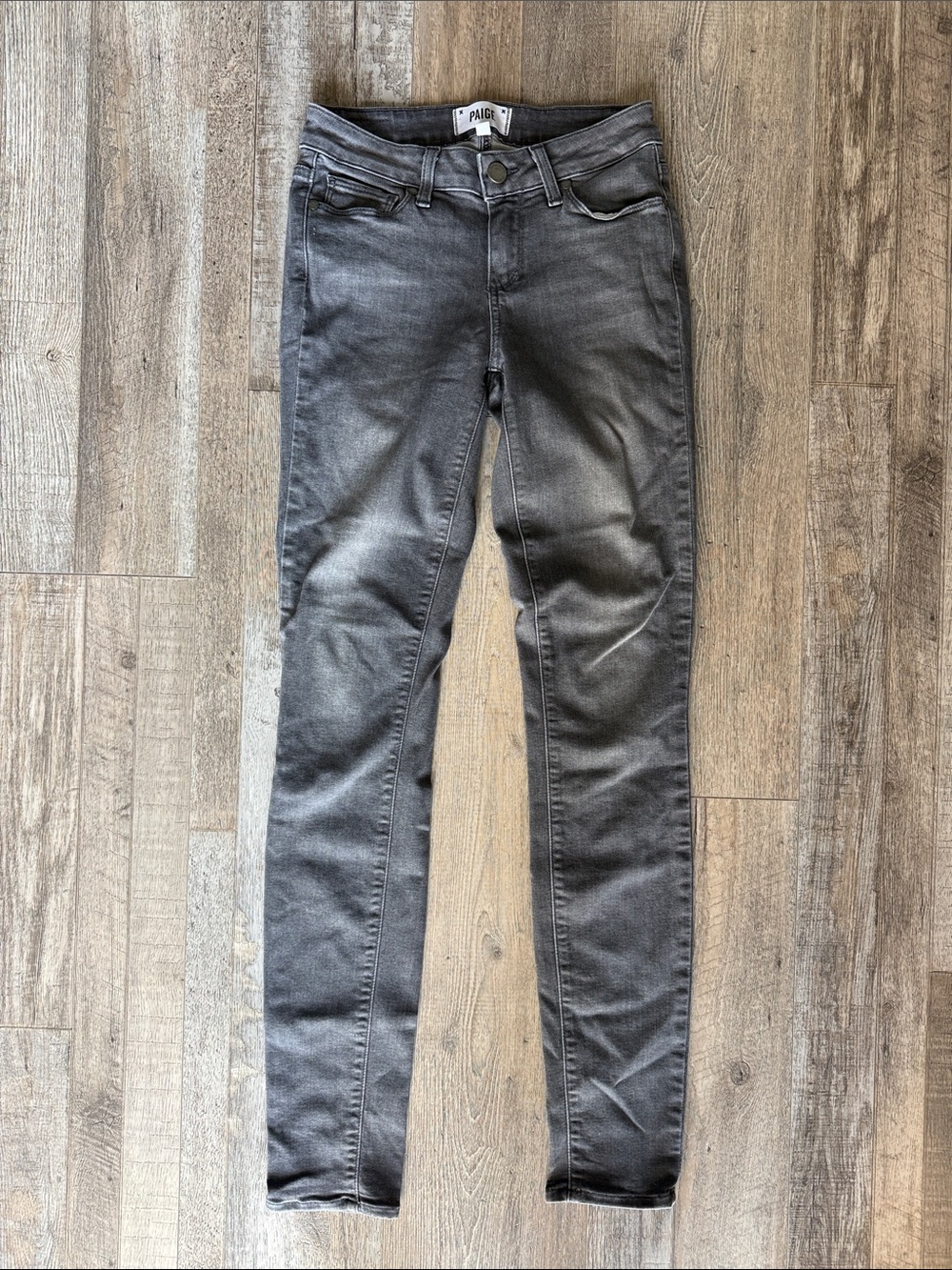 PAIGE Denim Verdugo Ultra Skinny Jeans in Washed Gray
